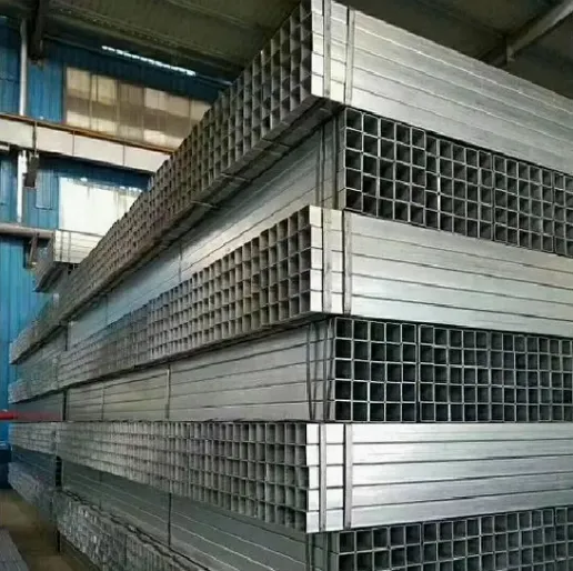 Hot Dipped Galvanized Square Steel Pipe Q235 factory