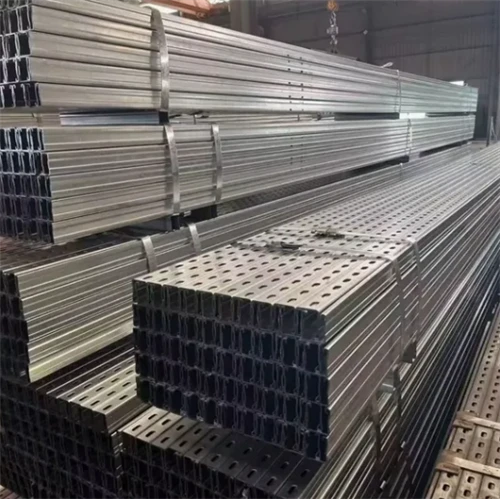 S250GD+ZM Galvanized C Channel For Solar Mounting Structure Project