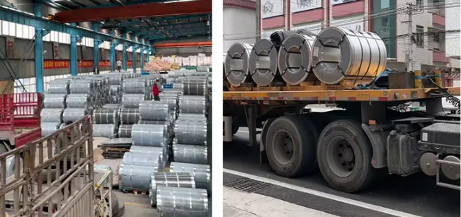 Zinc-aluminum-magnesium alloy coated sheet Zinc-aluminum-magnesium alloy coated sheet