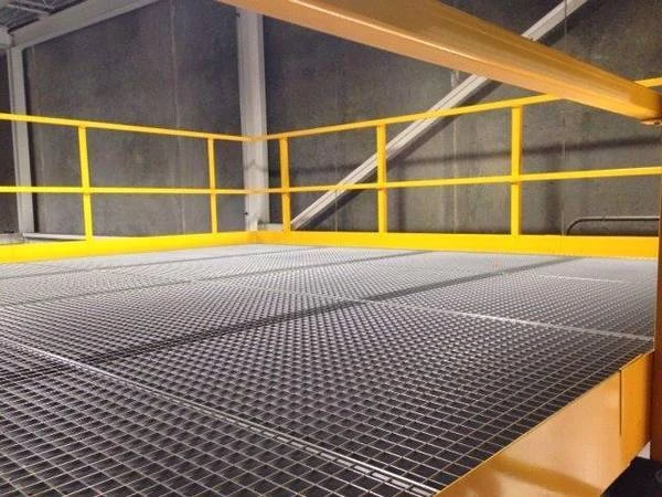 Rust-Proof Galvanized Steel Grating Platform Serrated Steel Grating